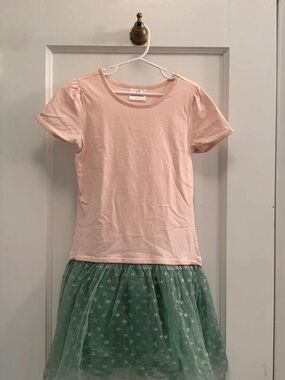 Hanna Andersson Pink with Star Tulle Dress